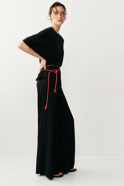 Pantalon palazzo fluide