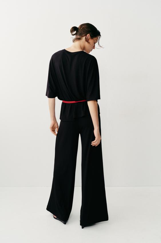 Pantalon palazzo fluide