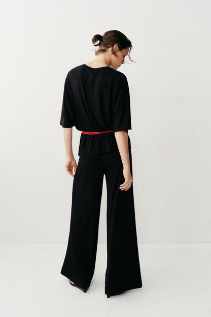 Pantalon palazzo fluide