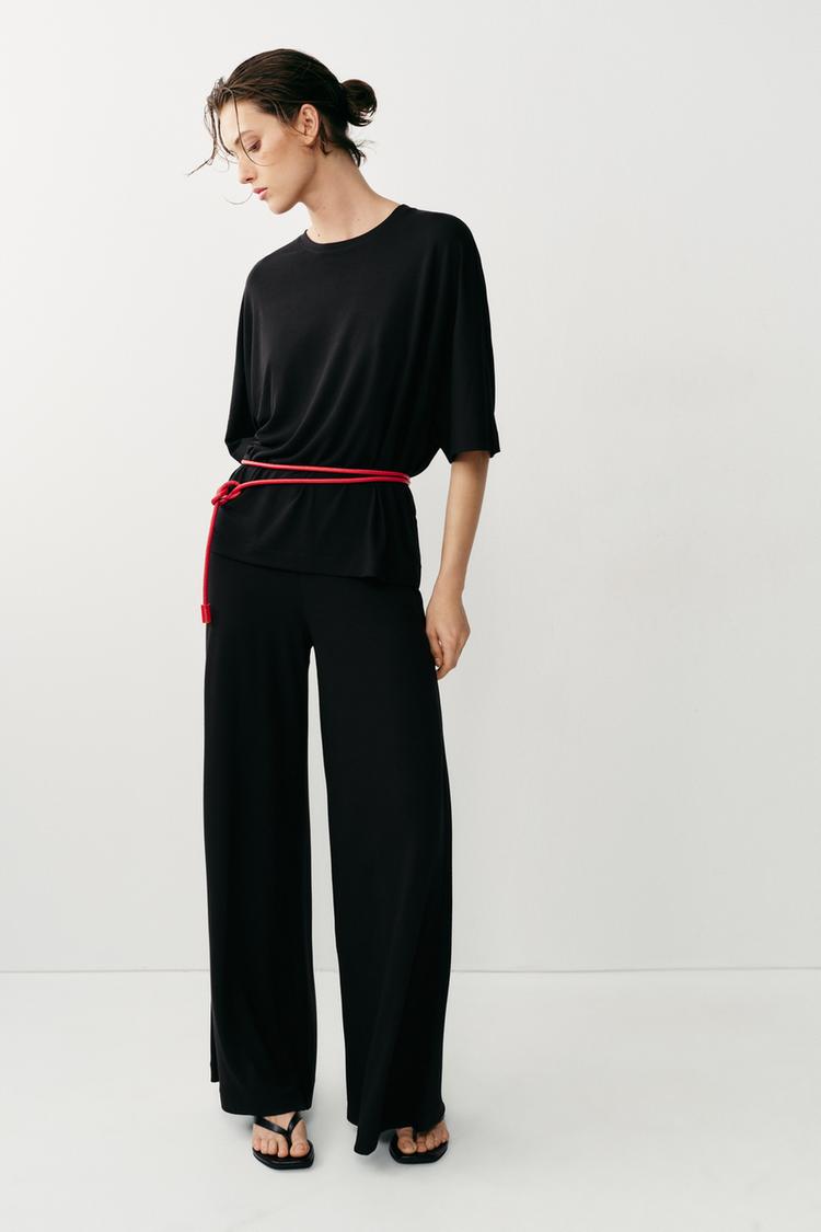 Pantalon palazzo fluide