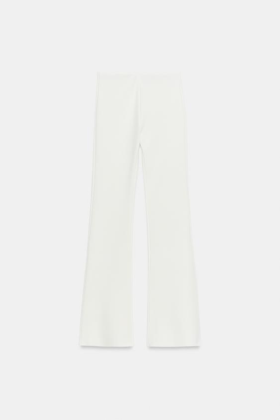 Pantalon coupe évasée extensible