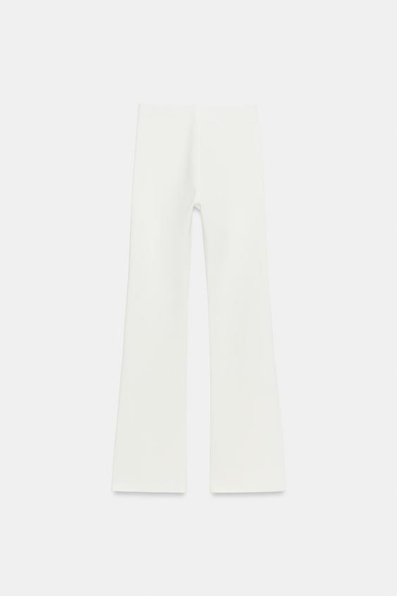 Pantalon coupe évasée extensible