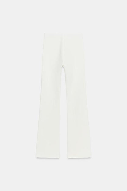 Pantalon coupe évasée extensible