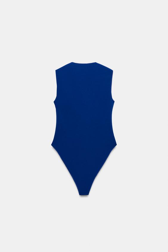 Body décolleté carré extensible