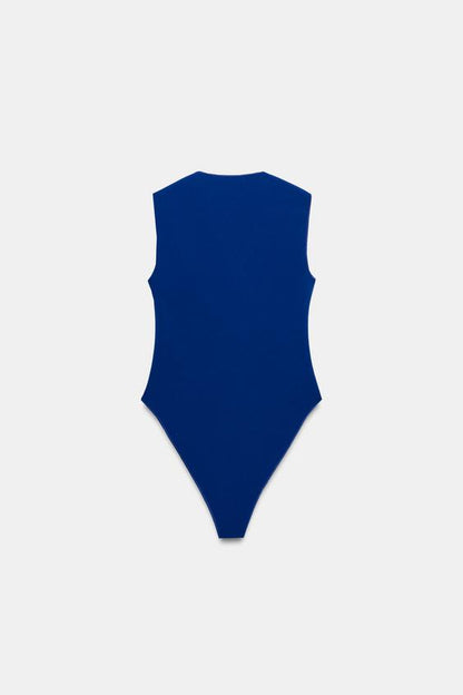 Body décolleté carré extensible