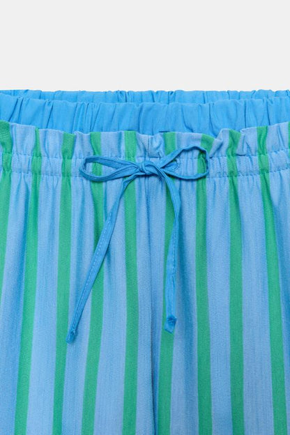 Pantalon palazzo à rayures