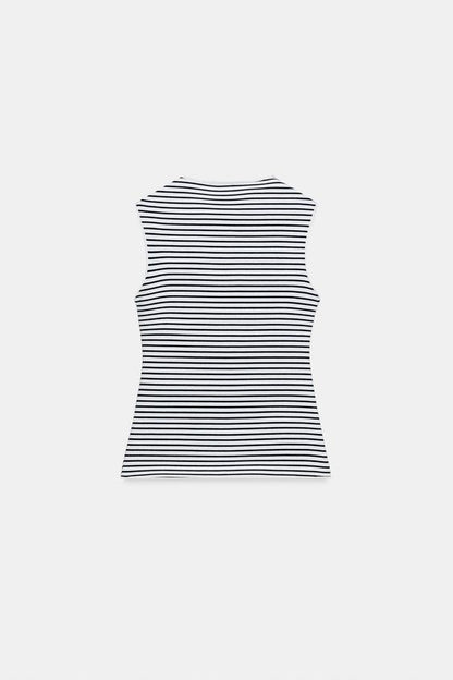 Top façon gilet à boutons