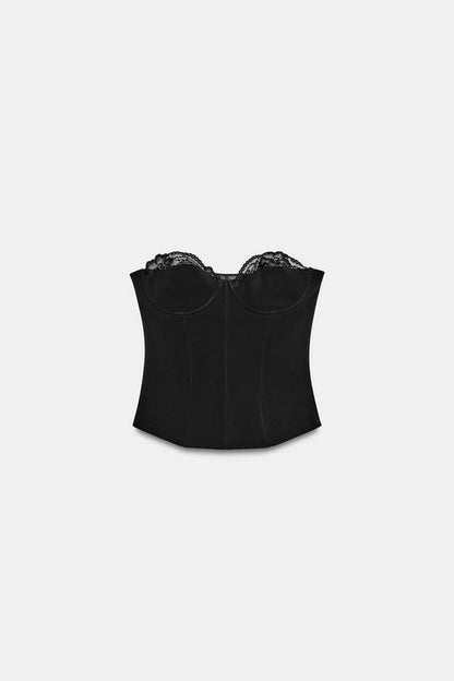 Corset extensible en dentelle