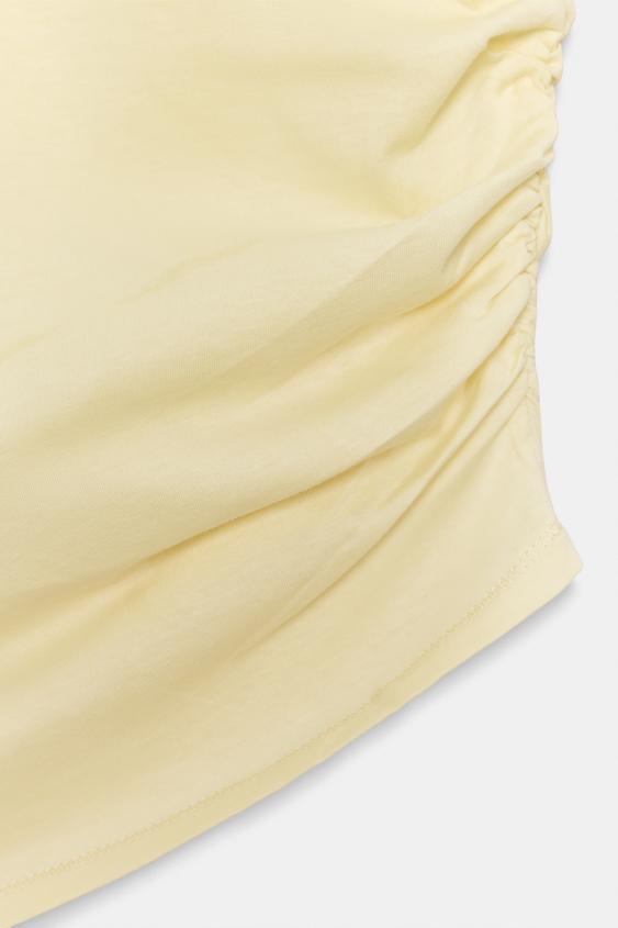 Top asymétrique drapé