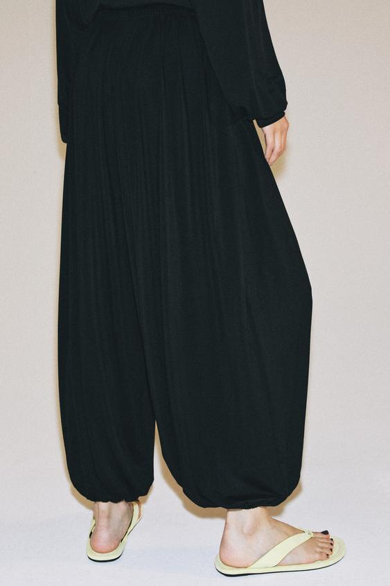 Pantalon bouffant fluide