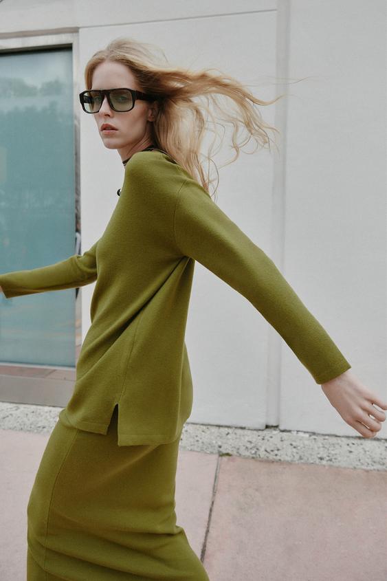 Pull long en maille