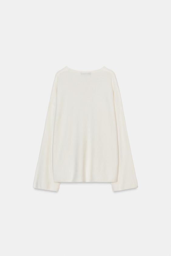 Pull en maille à col rond