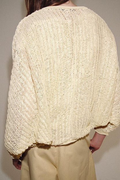 Veste ouverte en maille