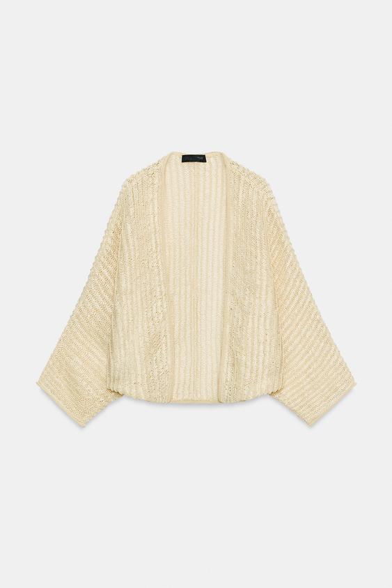 Veste ouverte en maille
