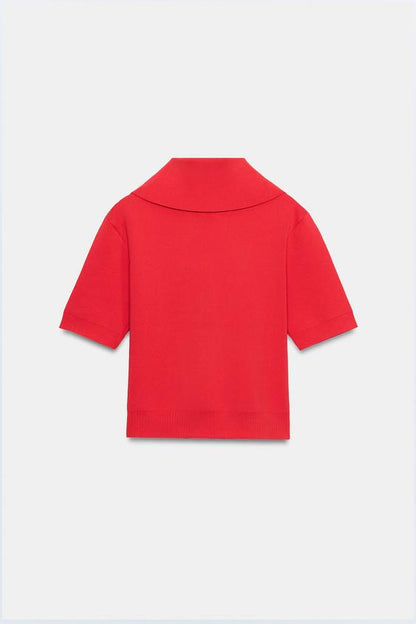 Veste en maille à fermeture zippée