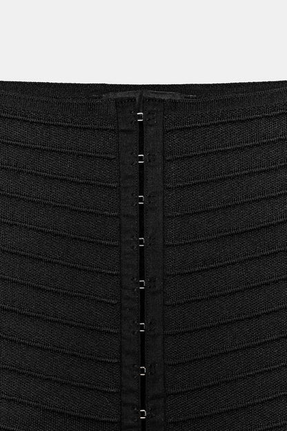 Top corset en maille