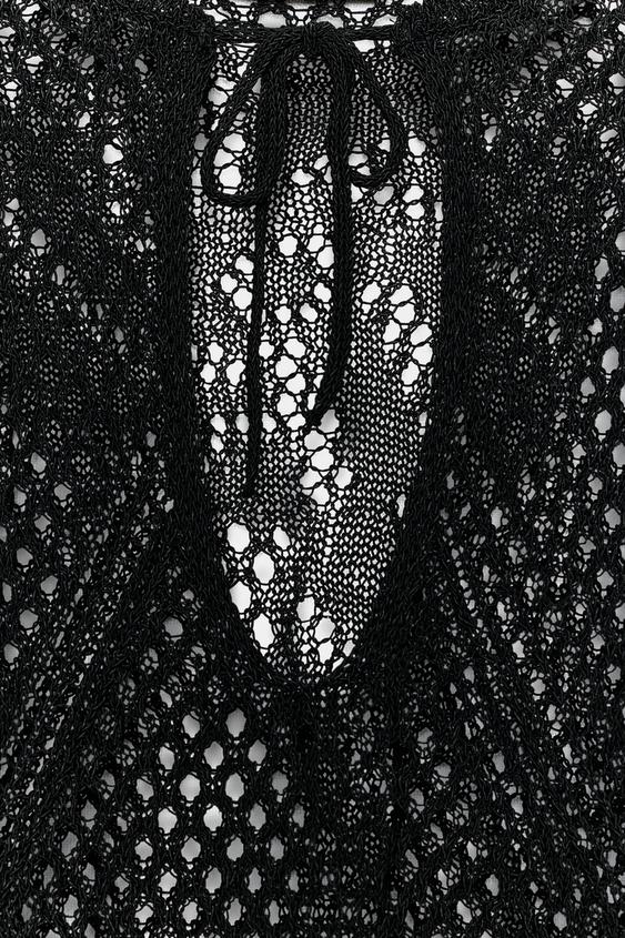 Pull en maille ajourée