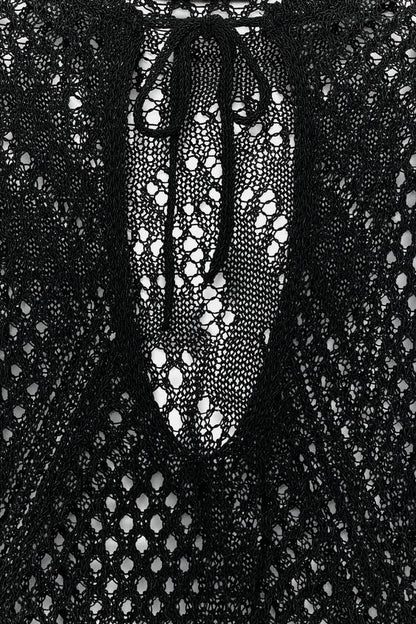 Pull en maille ajourée