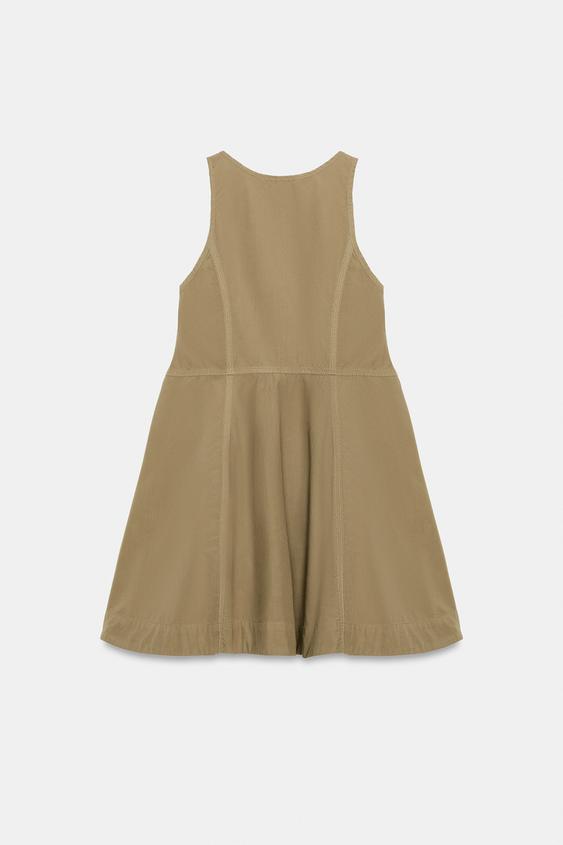Robe en popeline délavée
