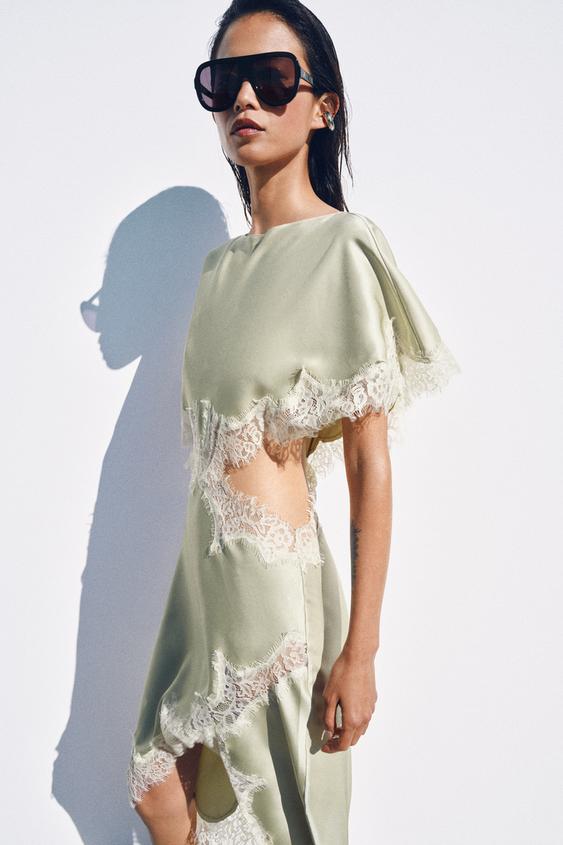 Robe à découpes en dentelle ZW Collection