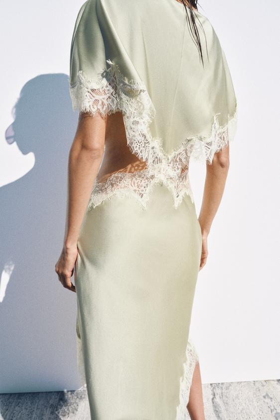 Robe à découpes en dentelle ZW Collection