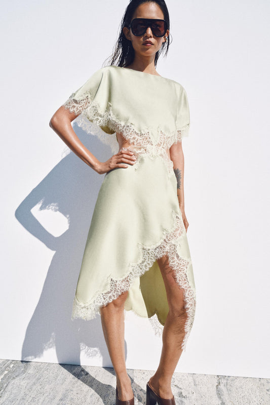 Robe à découpes en dentelle ZW Collection
