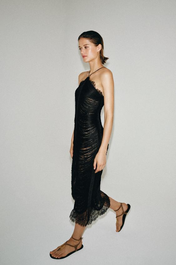 Robe longue à franges ZW Collection Édition limitée
