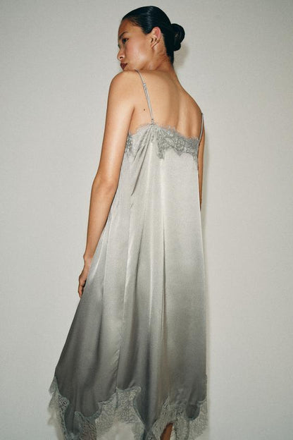 Robe midi en dentelle ZW Collection