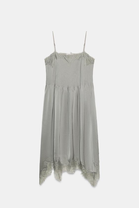Robe midi en dentelle ZW Collection