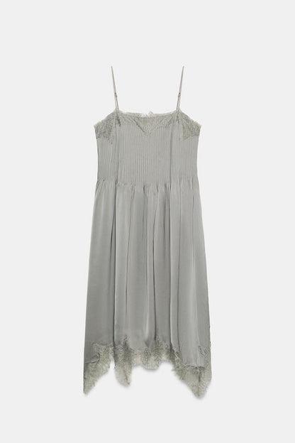 Robe midi en dentelle ZW Collection