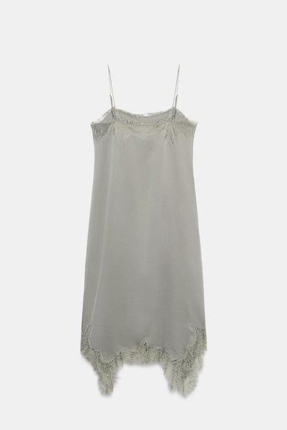 Robe midi en dentelle ZW Collection