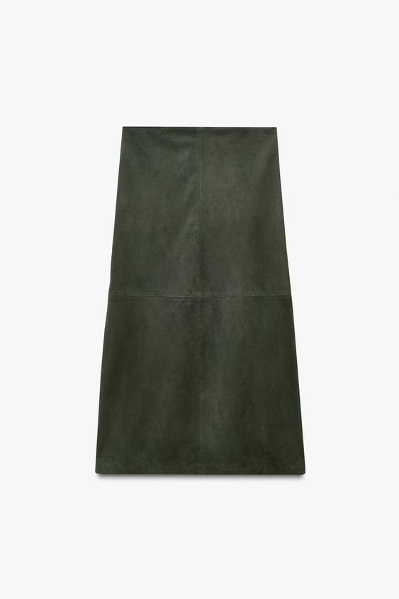 Jupe minimaliste en cuir suédé Édition limitée