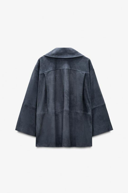 Chemise à poche en cuir suédé Édition limitée