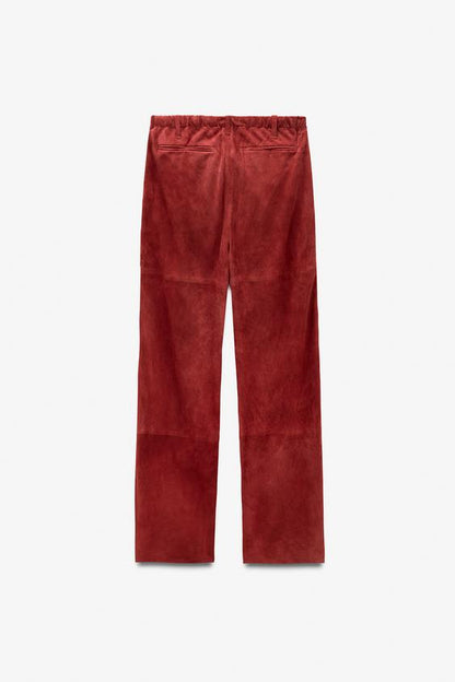 Pantalon en cuir suédé Édition limitée