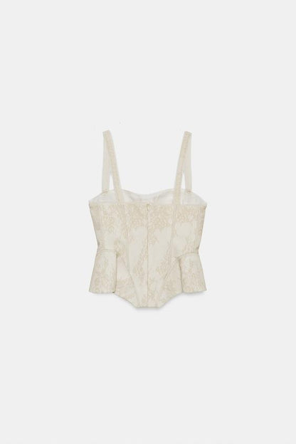 Top corset en dentelle ZW Collection