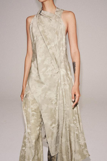 Top asymétrique en jacquard ZW Collection