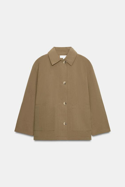 Veste à poches plastron