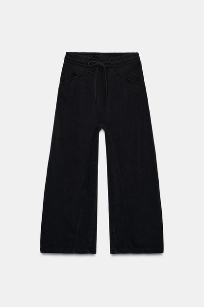 Pantalon molleton effet délavé