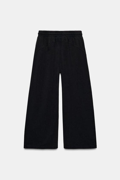 Pantalon molleton effet délavé