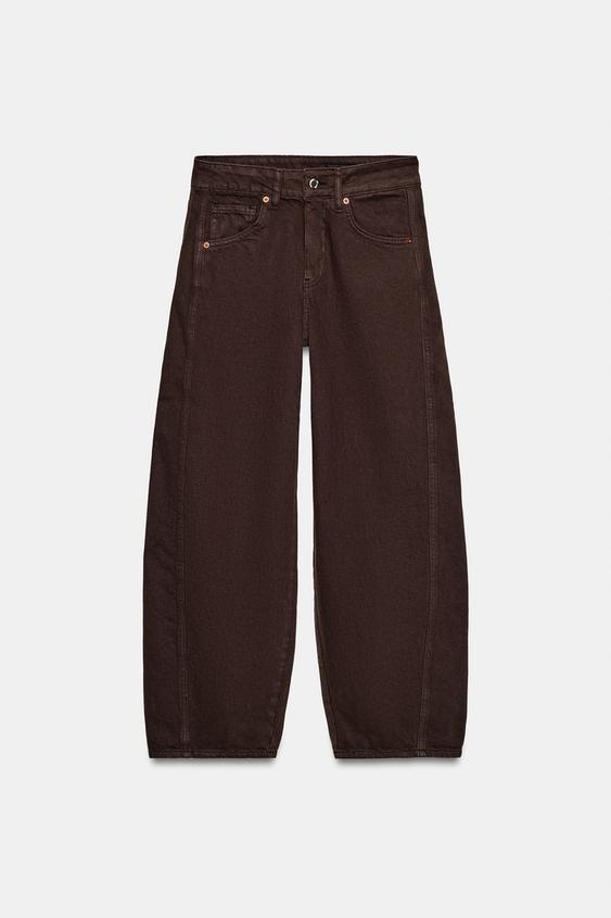 Jean Z1975 coupe barrel, taille mi-haute et longueur cheville