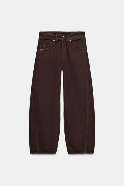 Jean Z1975 coupe barrel, taille mi-haute et longueur cheville