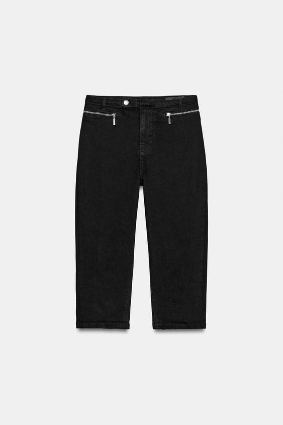 Jean Z1975 capri taille mi-haute à zips