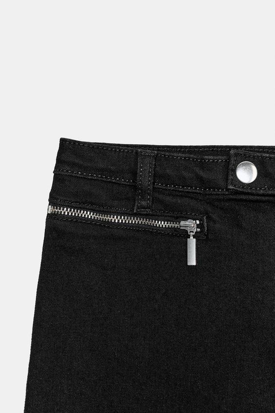 Jean Z1975 capri taille mi-haute à zips