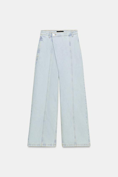 Jean Z1975 taille basse à devant croisé