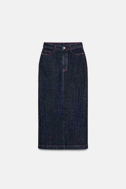 Jupe Z1975 midi en denim