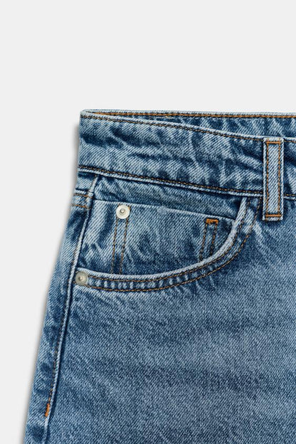 Bermuda Z1975 en denim taille mi-haute