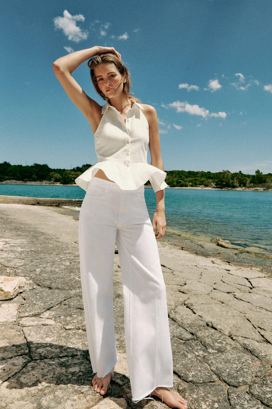 Jean Z1975 coupe droite taille mi-haute