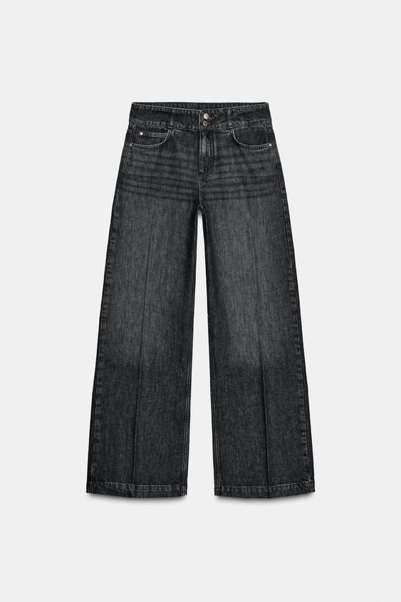 Jean Z1975 à jambe large taille haute