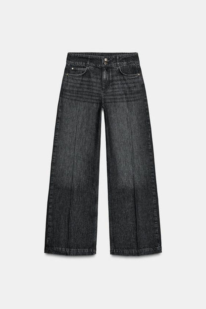Jean Z1975 à jambe large taille haute