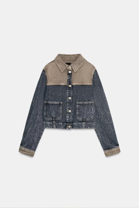 Blouson Z1975 contrasté en denim